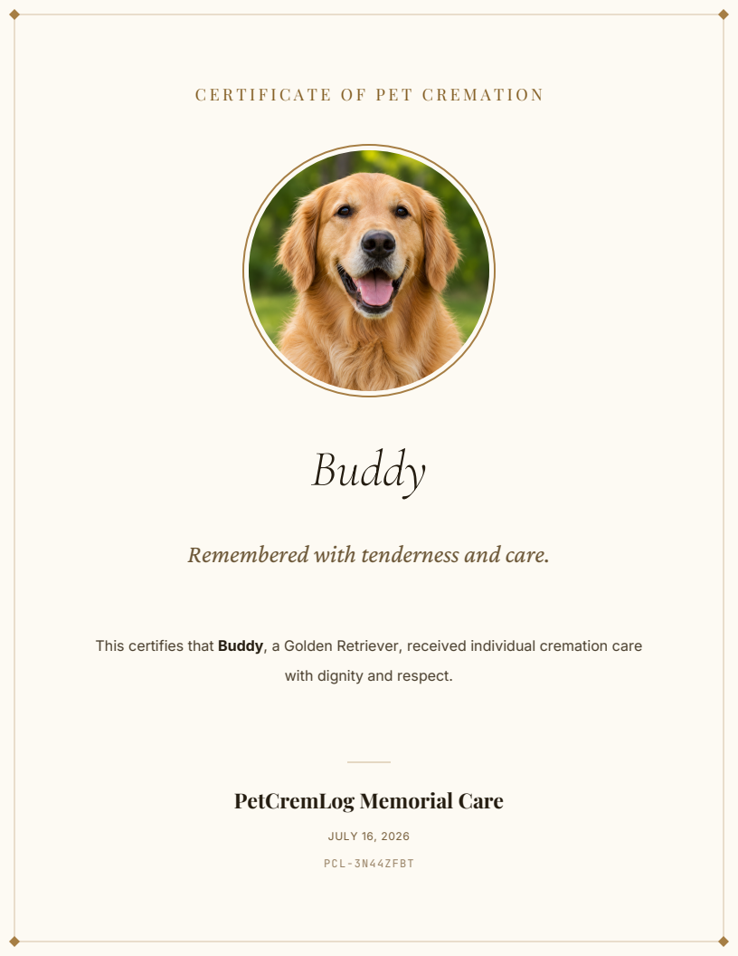 Certificate PDF