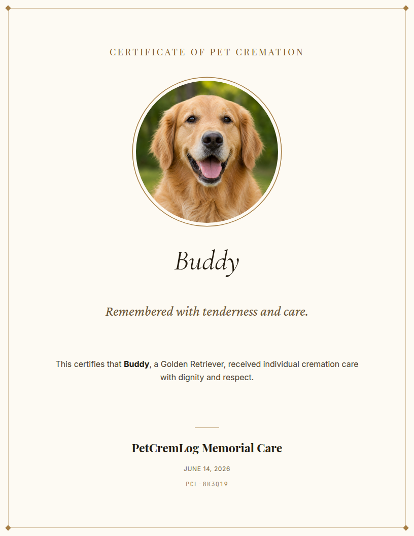 Certificate PDF